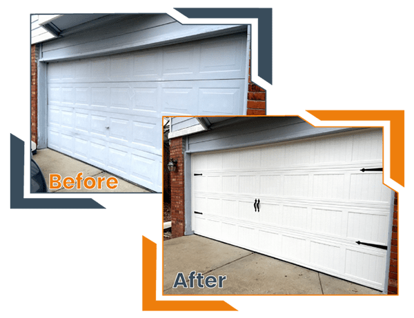 Before And After Garage Door